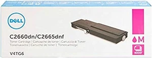 Dell V4TG6 C2660dn / C2665dnr Magenta Toner Genuine New OEM Sealed Free Ship - Afbeelding 1 van 2