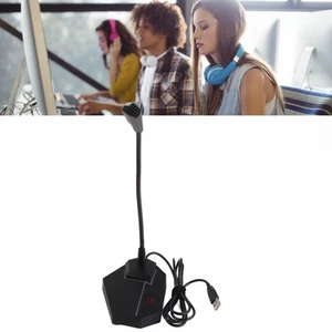 Computermikrofon Schwanenhals-USB-Kondensator-Desktop-Mikrofon Mit Cooler CHP - Bild 1 von 24