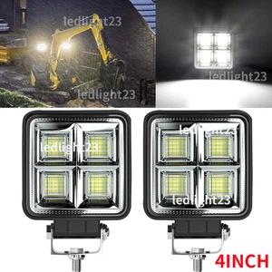 Fit LED Forklift Front Light 12V 24V Loader Headlight Excavator WorkLight - Picture 1 of 14