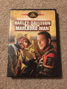 HARLEY DAVIDSON AND THE MARLBORO MAN (1999) Widescreen, RARE & OOP, Used DVD, NM - Picture 1 of 8