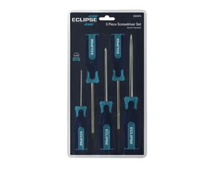 ECLIPSE SCREWDRIVER SET 5 PIECE SLOTTED PH PZ SCREWDRIVERS KIT - Picture 1 of 2