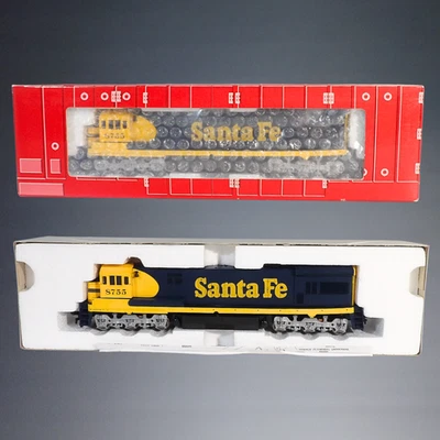 ATLAS MODEL RAILROAD SANTA FE ROAD #8755 HO SCALE LOCOMOTIVE U36C #8502 NIB - Image 1 of 4