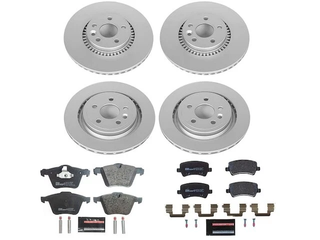 Kit de pastillas de freno y rotor delanteras y traseras para Volvo XC70 2009 CS734SC 2008-2016 Foto 1 de 1