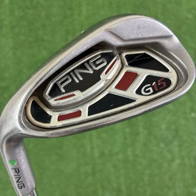 Ping G15 Green Dot U Gap Wedge AWT Steel Stiff Flex Left Handed +1.5” Long - Image 1 of 4