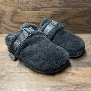 UGG Fluff It Slipper Lammfell Hausschuhe Herren Größe 8 Schwarz Hausschuhe 1118150 - Bild 1 von 14