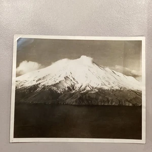 Mountain Top Scene Stamped Back Photo Base 1717 Army Examiner - Picture 1 of 9