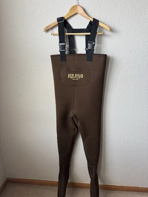 Vadeadores clásicos de neopreno pelirrojos para niños talla XL sin cinturón incluido Foto 1 de 4