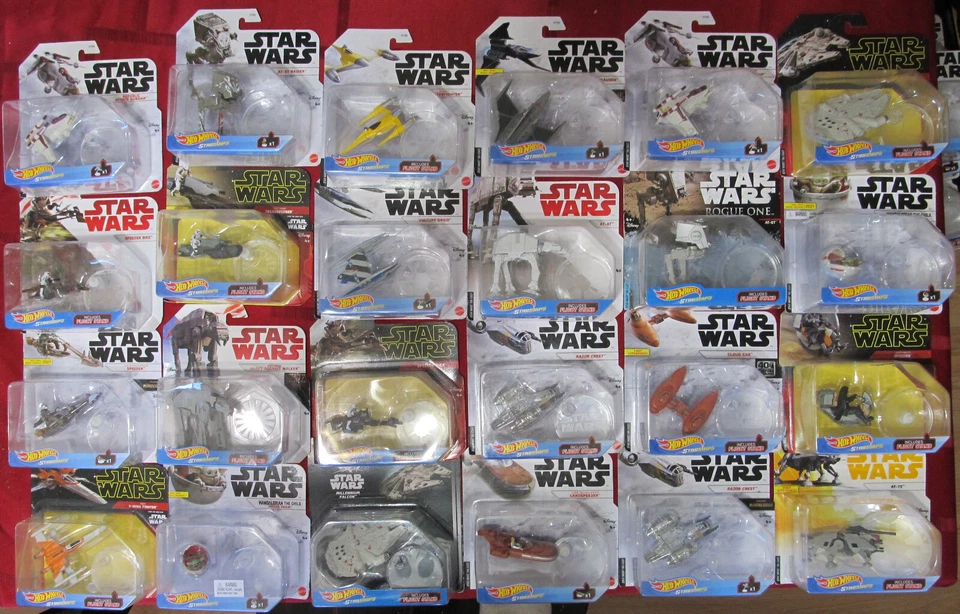 STAR WARS HOT WHEELS STARSHIPS Various Mattel Ships Mandalorian Original Trilogy - Image 1 of 1