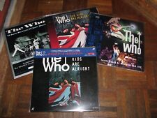 Lot of (5) The Who Laserdiscs (Who's Better/Best, The Kids are Alright, LIVE