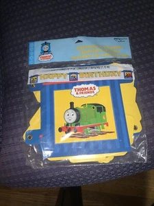 Thomas & Friends Happy Birthday Party Banner 5.67 Ft Long Hallmark NEW 2 Lot - Picture 1 of 6