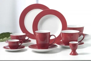 Kaffee- und Tafelservice 48 tlg. Doppio rot - Ritzenhoff & Breker - Bild 1 von 9