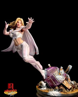 3D Printed 16K Fan Made Statue 1:6 Scale MARVEL  X-Men - Emma Frost UNPAINTED - Image 1 of 4
