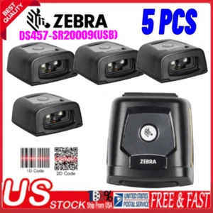 5XZebra Motorola DS457-SR20009 Fixed 1/2D Mount Barcode Scanner Reader USB Cable - Picture 1 of 10