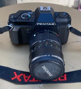 Pentax P3n 35mm SLR 35mm Film Camera With28-80 Takumar Lens - TESTED - Picture 1 of 12