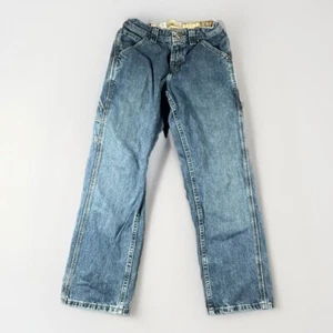Lee Dungarees Carpenter Sure Fit Boys 12R Blue Outdoorsy 90s Y2K Straight - Picture 1 of 12