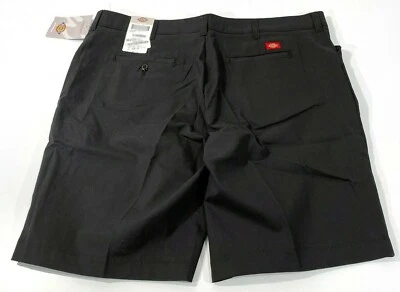 NEW WOMENS DICKIES 10" RELAXED FIT STRETCH TWILL SHORTS FRW215 BLACK SIZE 22 - Image 1 of 2