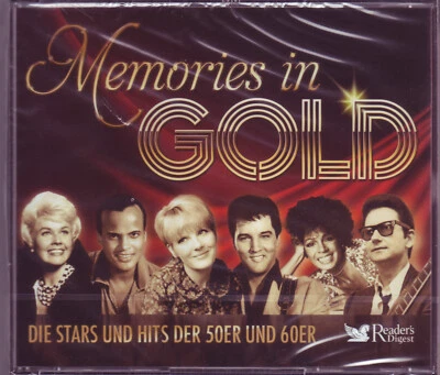 MEMORIES IN GOLD -Stars u. Hits der 50er und 60er - Reader's Digest 4 CD Box - Bild 1 von 2