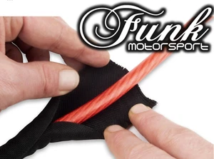Funda protectora negra autoenvolvente diapositiva de 7 mm. x 1,0 m Elastic by Funk Motorsport - Imagen 1 de 6