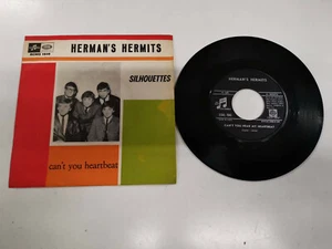 Herman's Hermits Silhouettes - Can't you heartbeat 45 GIRI-7 INCH 1965 - Picture 1 of 2