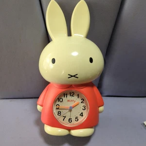 Miffy alarm clock Citizen TESTED WORKING Orange Unused - Picture 1 of 4