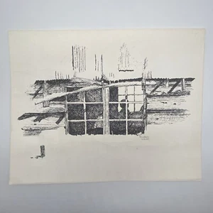 Vintage Richard Walsh Hand Signed Art Print Unframed 11 x 14 - Picture 1 of 4