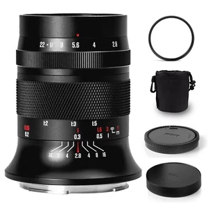 Meike 60mm F2.8 APS-C Manual Focus Macro Lens for MFT-Mount Cameras - Picture 1 of 10