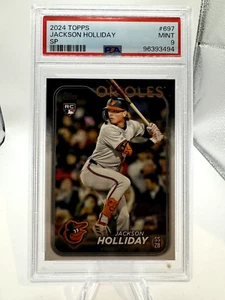 2024 TOPPS SP #697 JACKSON HOLLIDAY PSA 9 - Picture 1 of 2