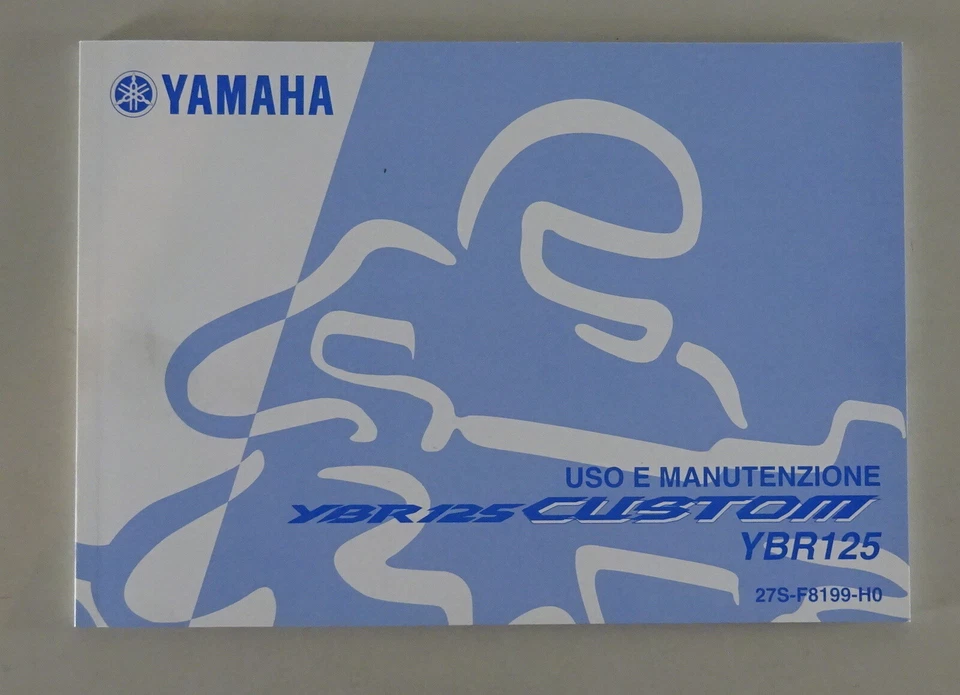 Uso e Manutenzione Yamaha YBR 125 Custom Stand 02/2008 italienisch - Bild 1 von 1