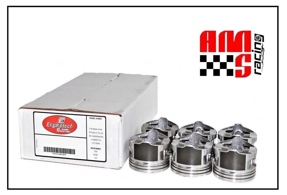 Hypereutectic Piston Set for 2001-2006 Mazda 6 MPV 3.0L DOHC Duratec V6 24V - Image 1 of 1
