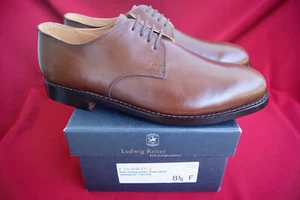 Ludwig Reiter UK 8,5 F (EU 42,5) Derby Anilinboxcalf Muskat Wiener Rare NEU OVP - Bild 1 von 12