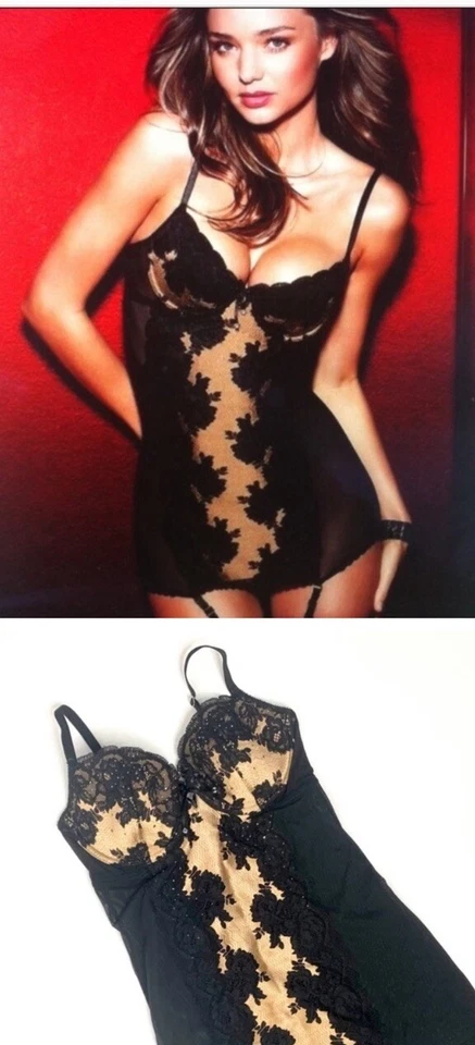 Victoria’s Secret Seducción Corsé Liguero Encaje Slip 36C Nuevo con Etiquetas Foto 1 de 4