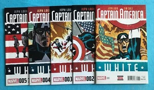 CAPTAIN AMERICA WHITE (2015) #1-5 Jeph Loeb & Tim Sale HIGH GRADE Marvel - Picture 1 of 12