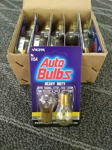 10 Two Packs Victor #1154 6 Volt Auto Bulbs 2 Packs (20 Bulbs Total) - Picture 1 of 1
