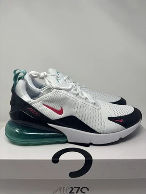 Nike Air Max 270 South Beach DR9876-100 White Teal Pink Sneaker Men’s Size 10.5 - Image 1 of 4