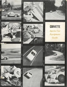 1959 Corvette Sports Car Equipment Guide Original Chevrolet Racing Booklet - Picture 1 of 4