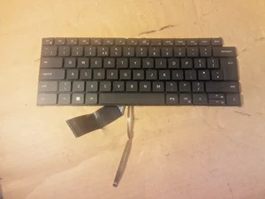 Dell Latitude 3320/3330/3420/3430 UK ENGLISH Dark Grey Backlit Keyboard - 047VRY - Afbeelding 1 van 11