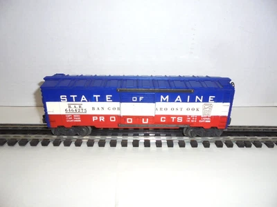 LIONEL 6464-275 STATE OF MAINE BOX CAR VINTAGE POSTWAR O GAUGE - Image 1 of 4