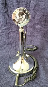 Microphone de bureau CB amplifié Astatic Silver K Eagle D104 avec bip Roger ton K - Photo 1/12