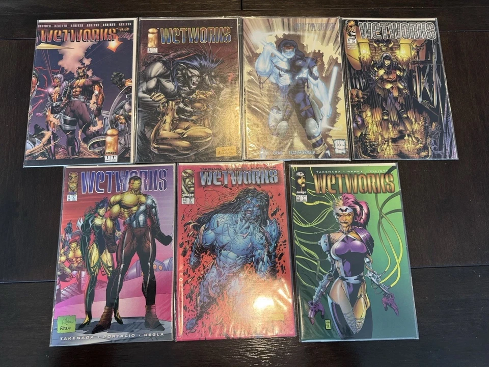 Wetworks Comic Books ($1.95) Lot, Issues - 1,2,3,6,9,14,15 - Image 1 of 3