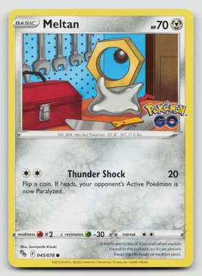Meltan 045/078 Pokemon GO 2022 Regular English - Image 1 of 2