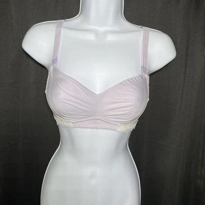 Nuevo con etiquetas Sujetador de lactancia inalámbrico para maternidad Cake Lingerie, Ciruela Melba, EE. UU./Reino Unido 34C Foto 1 de 3