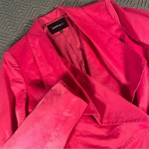 Lafayette 148 Pink Cotton Blend Blazer Women’s Size 6 - Picture 1 of 9