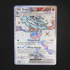 Greninja ex Ultra Rare 198/167 Twilight Masquerade Holo - Picture 1 of 2