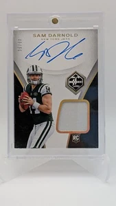 2018 Panini Limited Sam Darnold Gold Holo Rookie Patch Auto Autograph /50 RC - Picture 1 of 2