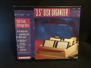 3,5" Festplattenspeicher Organizer Kensiko Systems 100 Kapazität Neu - Bild 1 von 5