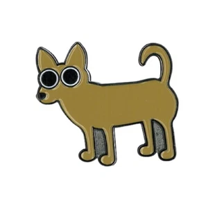 Chihuahua - Novedad Divertido Chi Hooa Hooa Perro - Lindo PIN Solapa Esmalte - 1" x 1.5" - Imagen 1 de 1