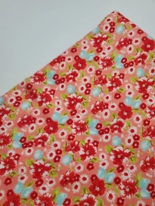 Bonnie & Camille Fabric Little Ruby Moda Flannel Retro Floral Quilt FAT QUARTER - Picture 1 of 1
