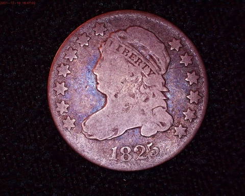 1825 Silver Capped Bust Dime    #CBW003 Cover