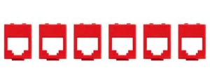 Farbcodes Keystone Einfassungen für Patch Verkleidung, Rot - FFKCOLRD - Bild 1 von 1