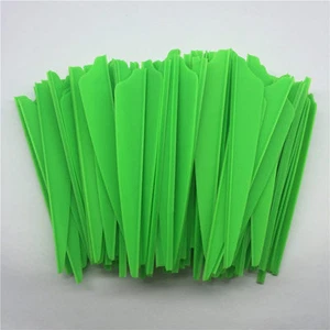 100Pcs 3" Plastic Vanes Fletches Vanes Fletching - Picture 1 of 10